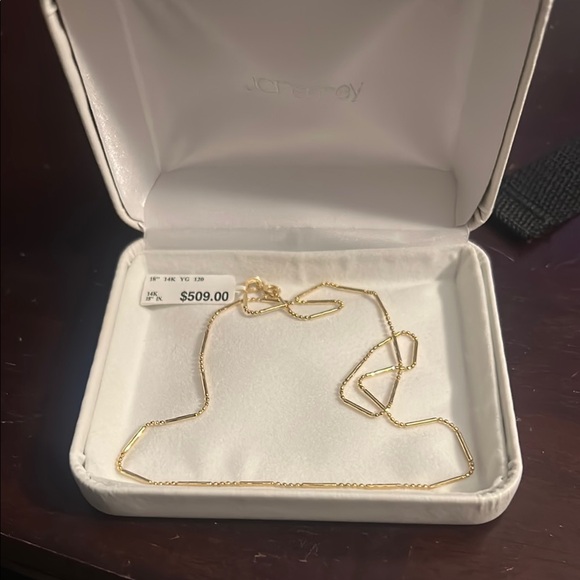 jcpenney Gold Necklace Dainty Chain Jewelry - Picture 1 of 1